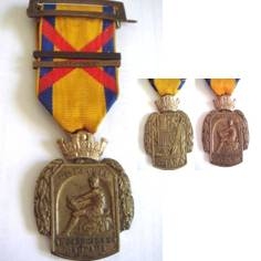 REPUBLICA ESPAÑOLA 1931-39 MEDALLA DE LAS CAMPAÑAS CUBA MARRUECOS
